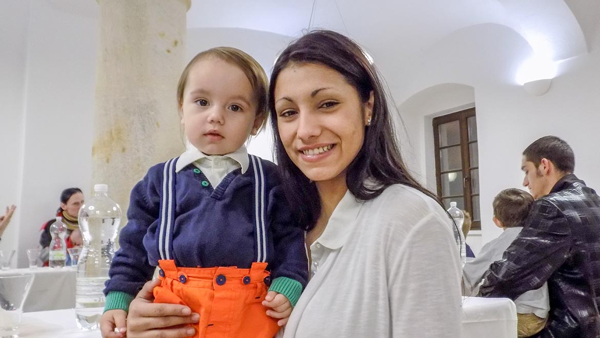 Mother and her son in SKP Hopo facility