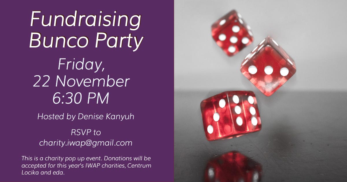 November 2019 Bunco Charity Popup